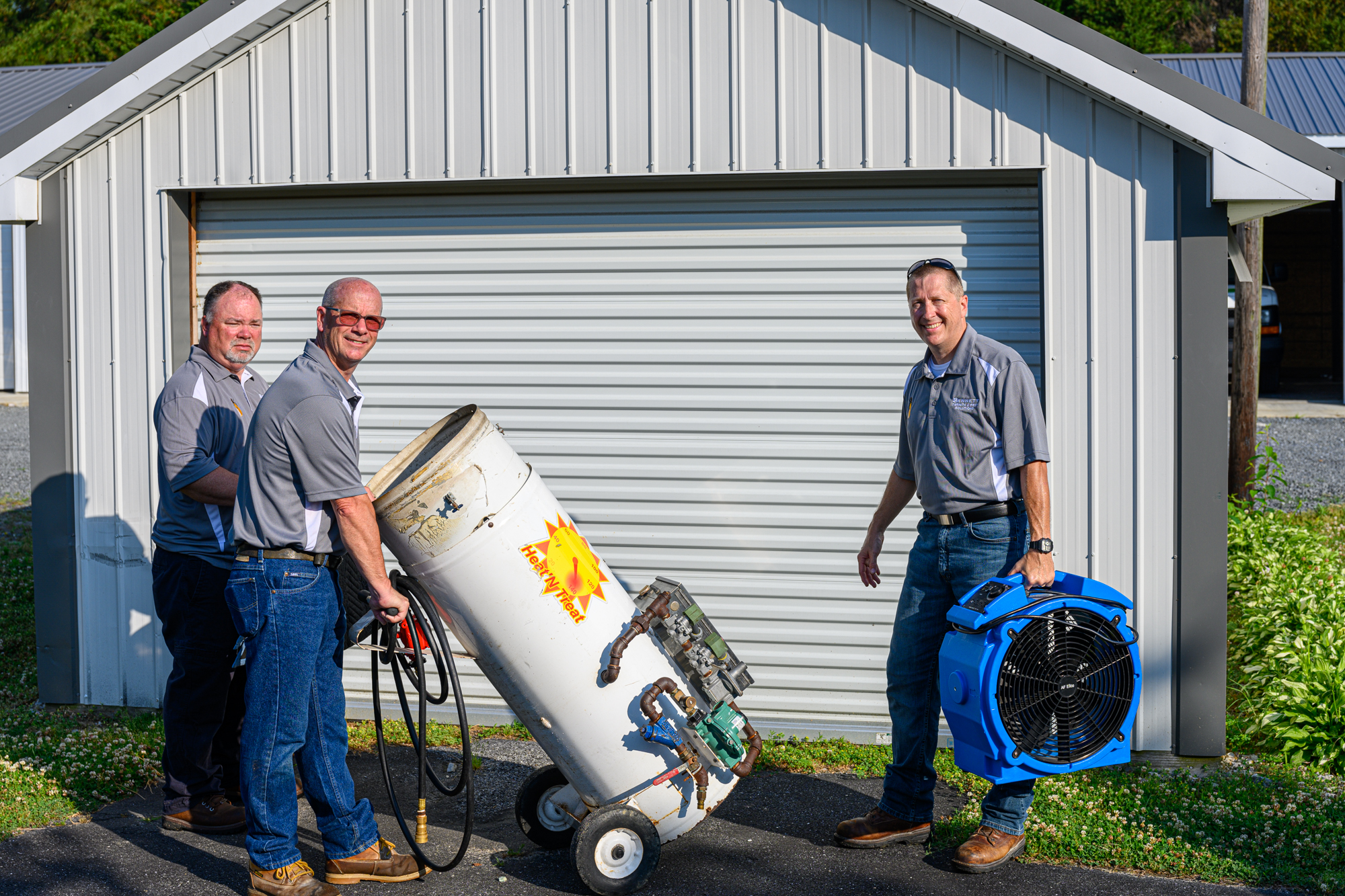 Bennett Termite & Pest Solutions Technicians With Heat’N Treat Equipment | Bed Bug Control in Delaware, Maryland, and Virginia