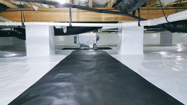 A Clean Crawl Space | Crawl Space Encapsulation